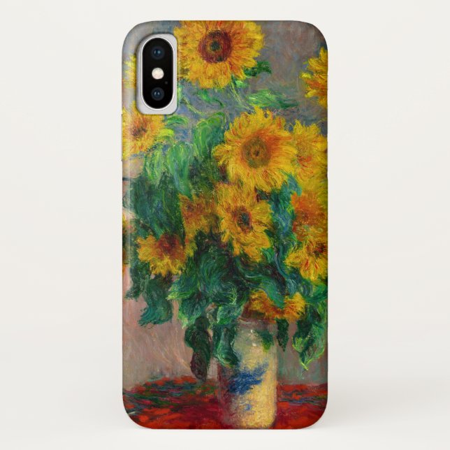Monet Sunflowers Case-Mate iPhone Case (Back)