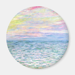 Monet - Sunset at Pourville, fine art Magnet
