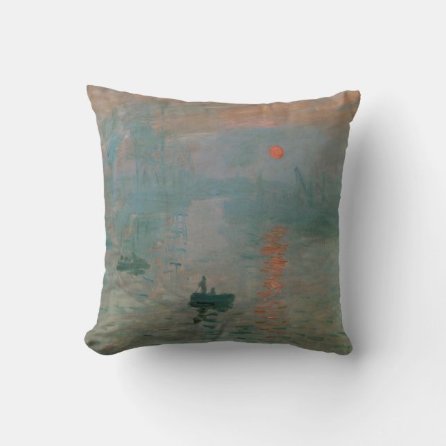 Monet Sunset Cushion (Front)