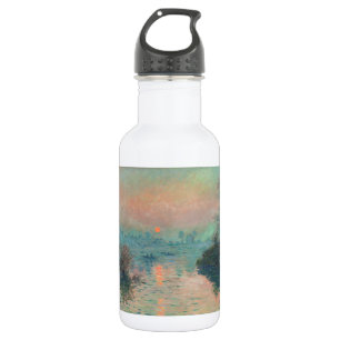 Monet Sunset on the Seine Fine Art Impressionism 532 Ml Water Bottle