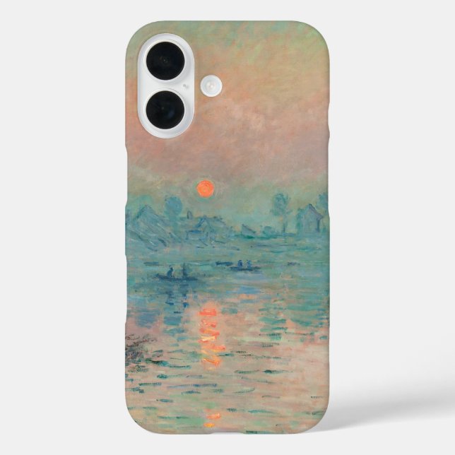 Monet Sunset on the Seine Fine Art Impressionism  Case-Mate iPhone Case (Back)