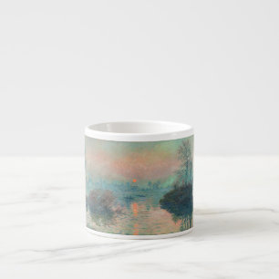 Monet Sunset on the Seine Fine Art Impressionism  Espresso Cup