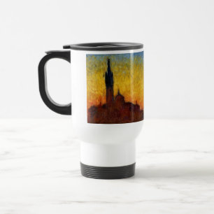 Monet Sunset Venice Colourful Impressionism Art Travel Mug