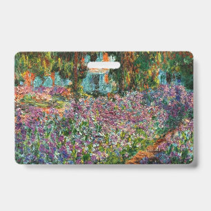 Monet The Artist’s Garden at Giverny  ID Badge