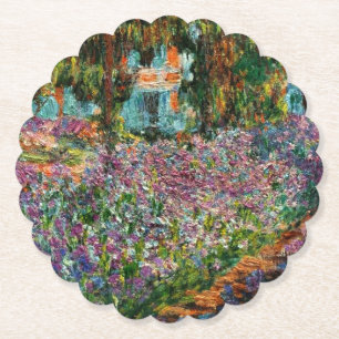 Monet The Artist’s Garden at Giverny  Paper Coaster
