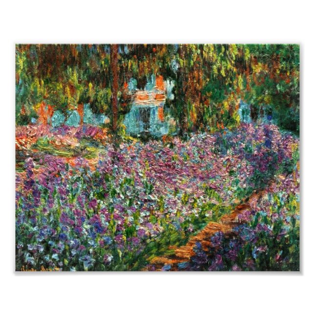 Monet The Artist’s Garden at Giverny  Photo Print (Front)