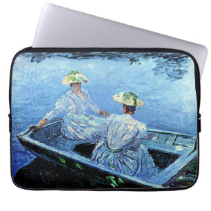 Monet - The Blue Row Boat Laptop Sleeve