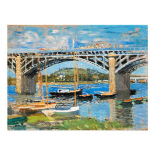 Monet - The Bridge over the Seine, Photo Print