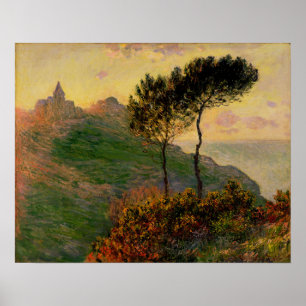 Monet - The Church At Varengeville 1882 Poster