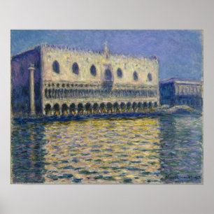 Monet - The Doges Palace (Le Palais Ducal) Poster