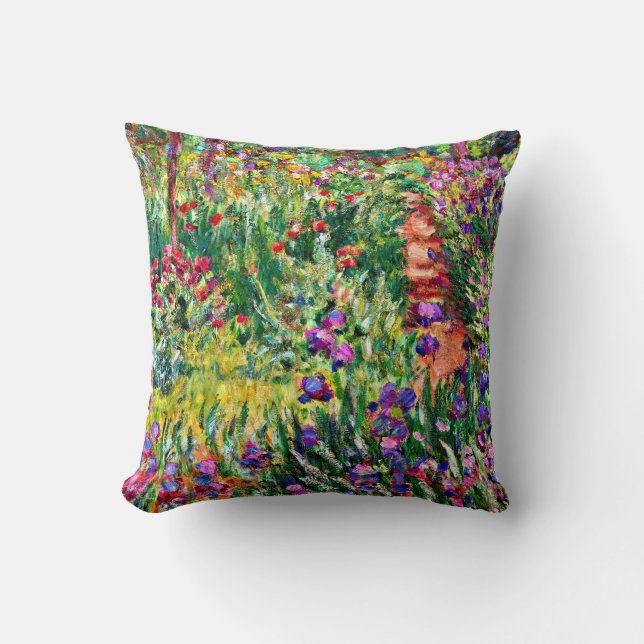 Monet - The Iris Garden at Giverny Cushion (Front)