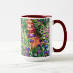 Monet - The Iris Garden at Giverny Mug<br><div class="desc">Claude Monet painting,  The Iris Garden at Giverny,  coffee mug.</div>