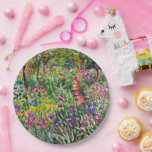 Monet - The Iris Garden at Giverny Paper Plates<br><div class="desc">Claude Monet's famous painting,  The Iris Garden at Giverny.</div>