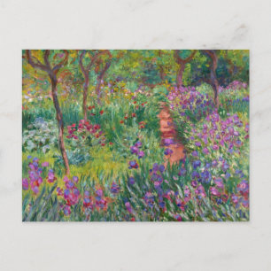 Monet “The Iris Garden at Giverny” Postcard