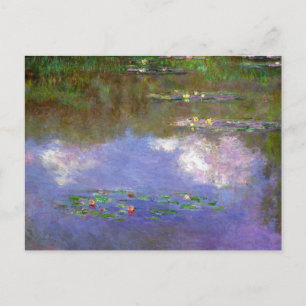 Monet - The Iris Garden at Giverny Postcard