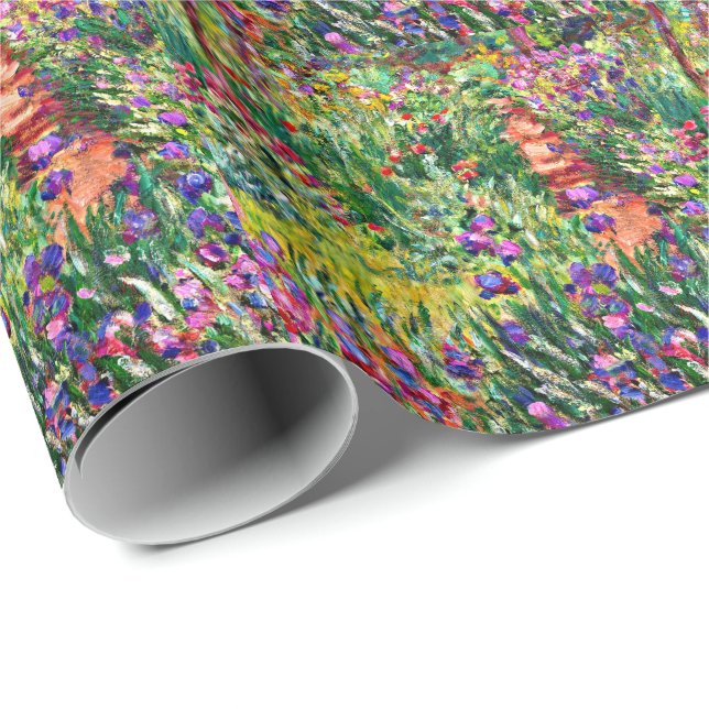 Monet - The Iris Garden at Giverny Wrapping Paper (Roll Corner)