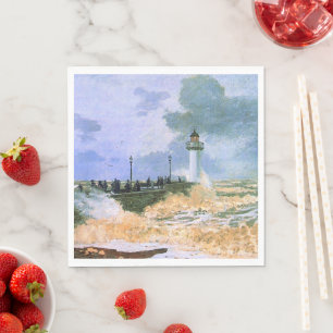 Monet - The Jetty at Le Havre, Napkin