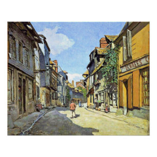 Monet - The La Rue Bavolle at Honfleur Poster