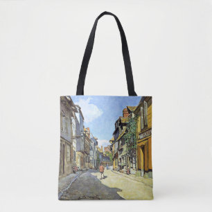 Monet - The La Rue Bavolle at Honfleur Tote Bag