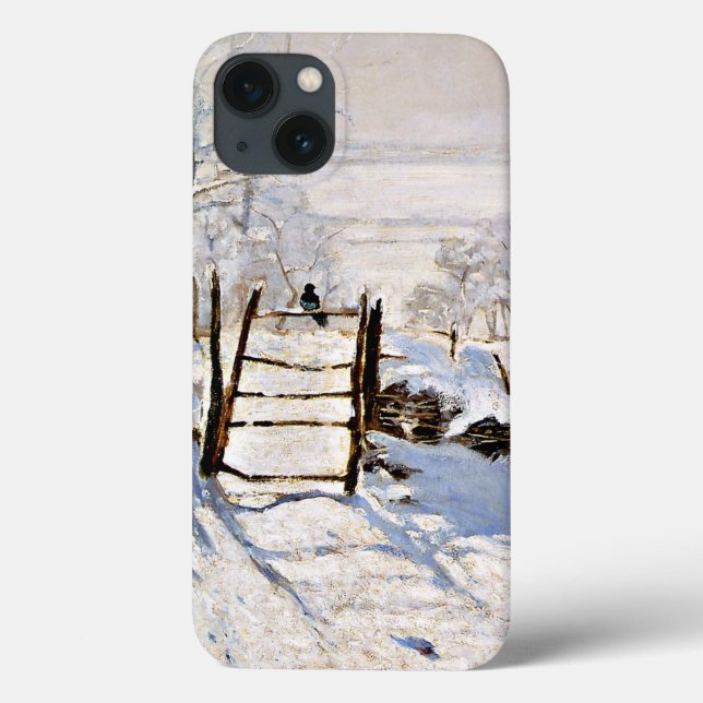 Monet: The Magpie, famous painting, Case-Mate iPhone Case (Back)