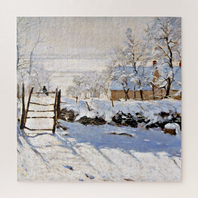 Monet - The Magpie Jigsaw Puzzle (Vertical)