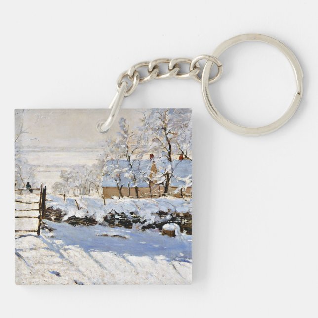 Monet - The Magpie Key Ring (Back)