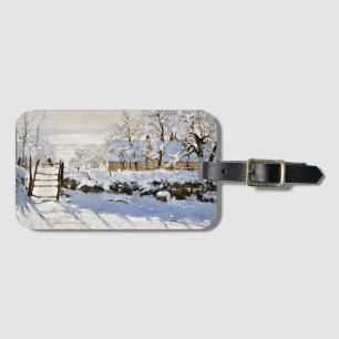 Monet - The Magpie Luggage Tag
