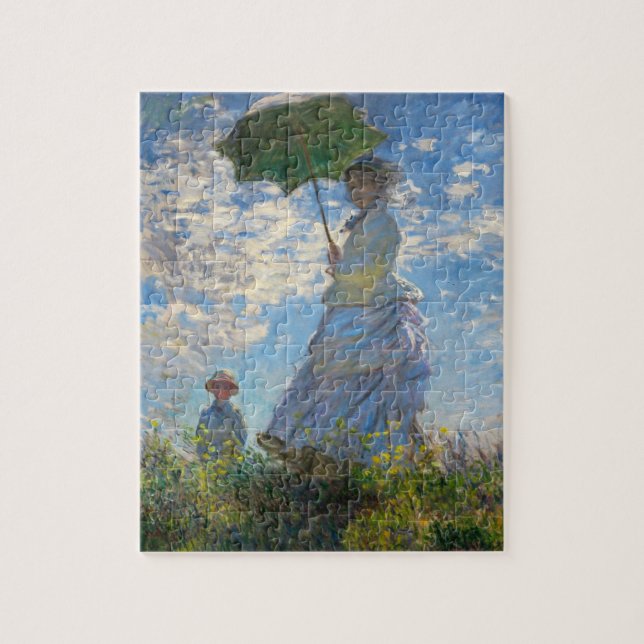 Monet The Promenade Woman with a Parasol Puzzle (Vertical)