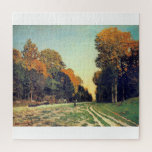 Monet - The Road from Chailly to Fontainebleau Jigsaw Puzzle<br><div class="desc">The Road from Chailly to Fontainebleau,  popular painting by Claude Monet.</div>