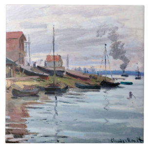 Monet - The Seine at Petit-Gennevilliers Ceramic Tile