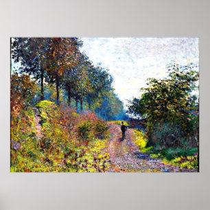 Monet - The Sheltered Path Poster