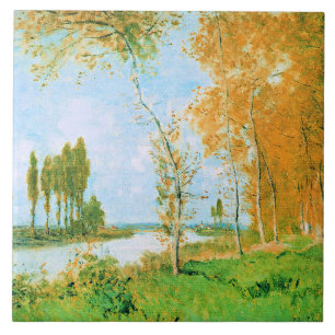 Monet - The Spring in Argenteuil, Ceramic Tile