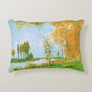 Monet - The Spring in Argenteuil, Decorative Cushion