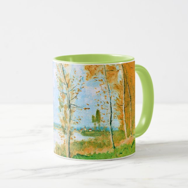 Monet - The Spring in Argenteuil, Mug (Front Right)