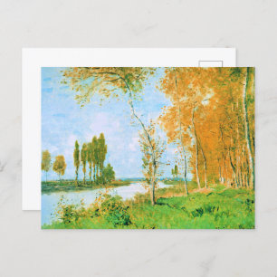 Monet - The Spring in Argenteuil, Postcard