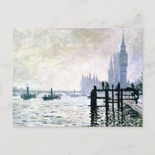 Monet - The Thames below Westminster Postcard