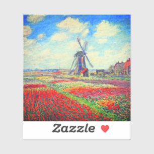 Monet Tulips Windmill