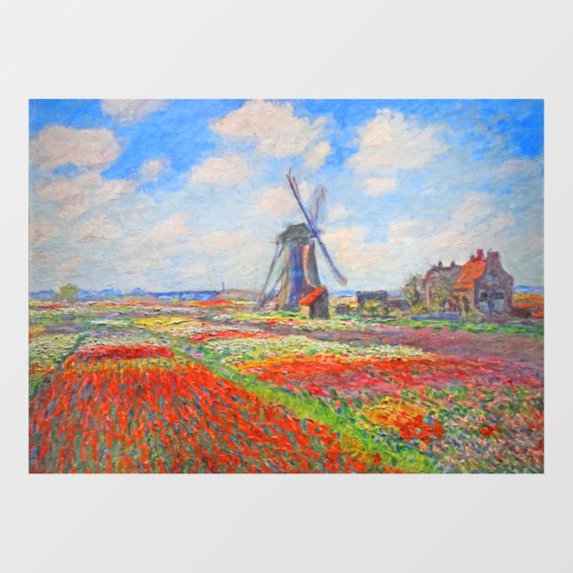 Monet Tulips Windmill (Sheet)