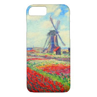 Monet Tulips Windmill