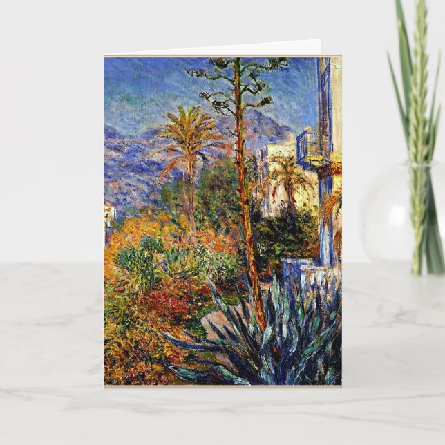 Monet - Villas at Bordighera Card (Front)