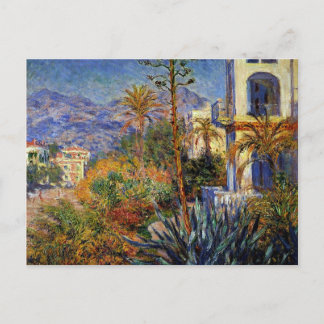 Monet - Villas at Bordighera Postcard