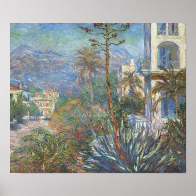 Monet - Villas At Bordighera Poster (Front)