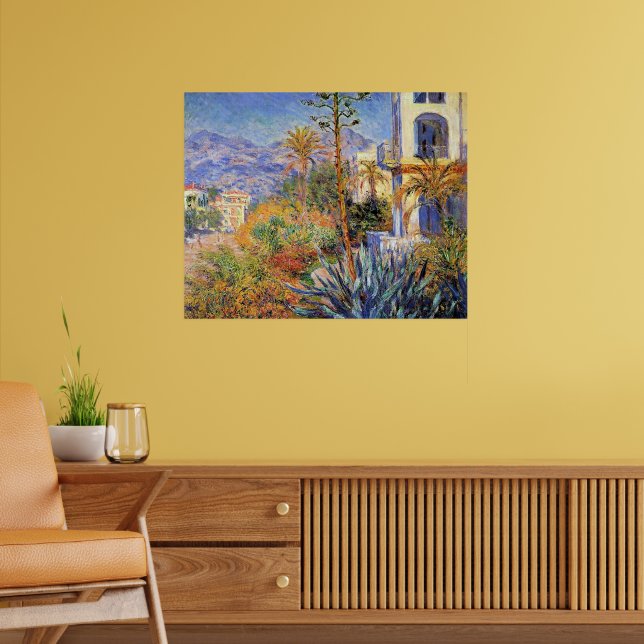 Monet - Villas at Bordighera, Poster (Living Room 2)