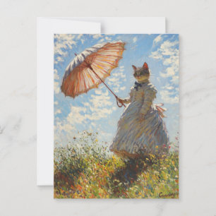 Monet Vintage Art Postcard