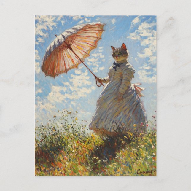 Monet Vintage Art Postcard (Front)