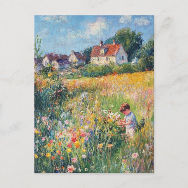 Monet Vintage Art Postcard (Front)