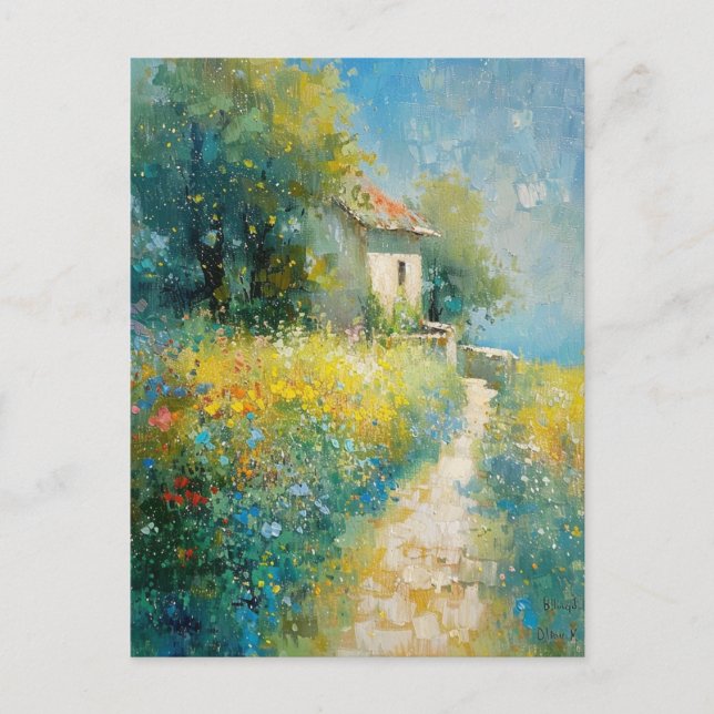 Monet Vintage Art Postcard (Front)
