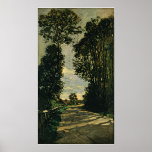 Monet - Walk (Road Of The Farm Saint Simeon) Poster