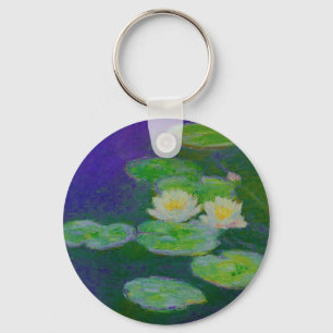 Monet Water Lilies 1897 Key Chain