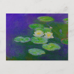 Monet Water Lilies 1897 Postcard